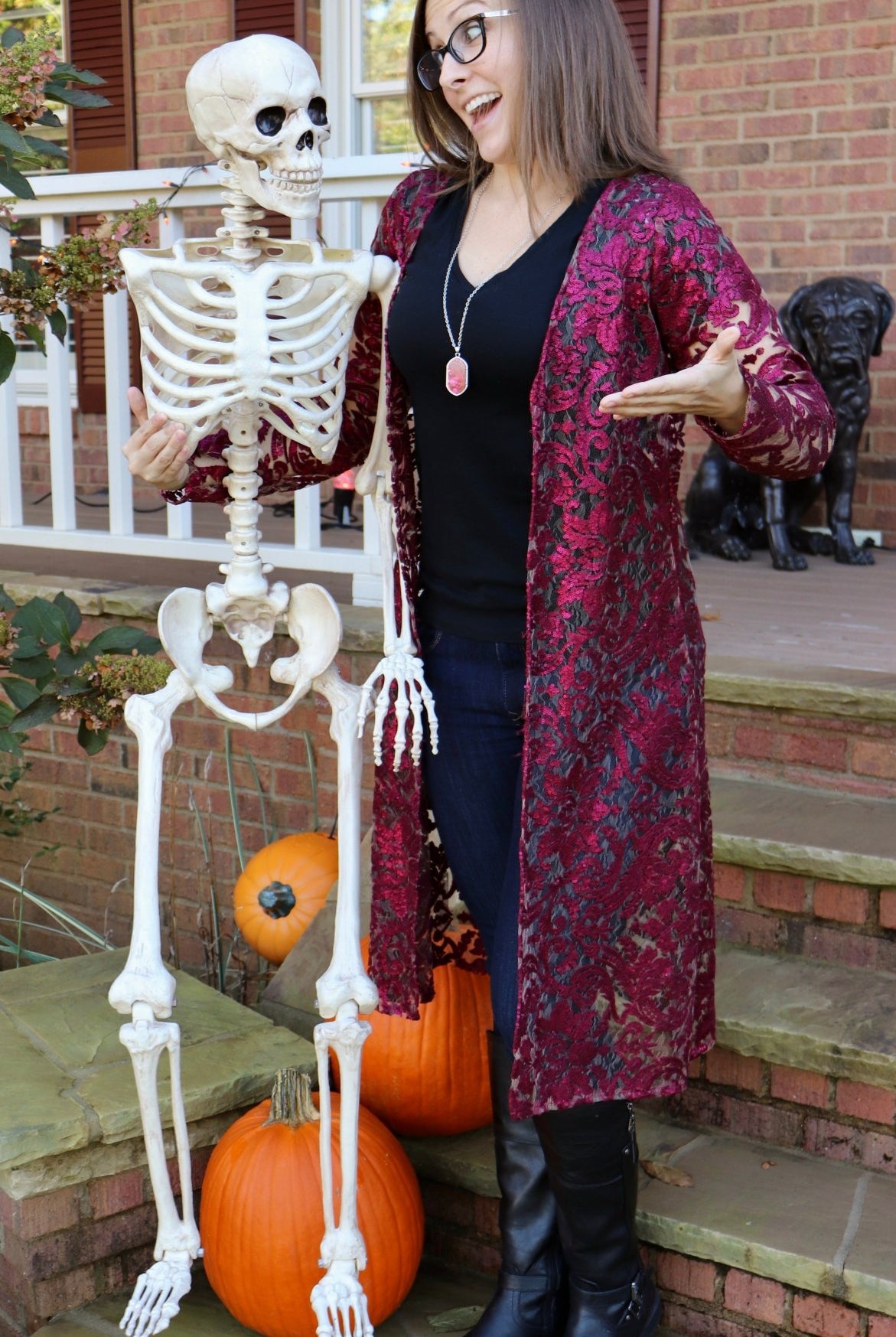 Special Occasion: Burgundy Red Elegant Damask Sequined & Beaded Mesh. SO-103-RED - Boho Fabrics