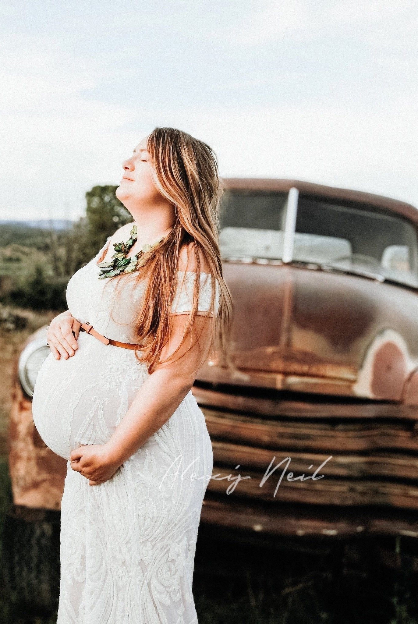 Special Occasion: "Damask Dreams" White Sequined Stretch Mesh - Boho Fabrics