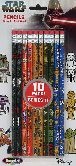 Star Wars 10Ct HB No. 2 Pencils (Disney Star Wars) - Boho Fabrics - Art & Craft Kits