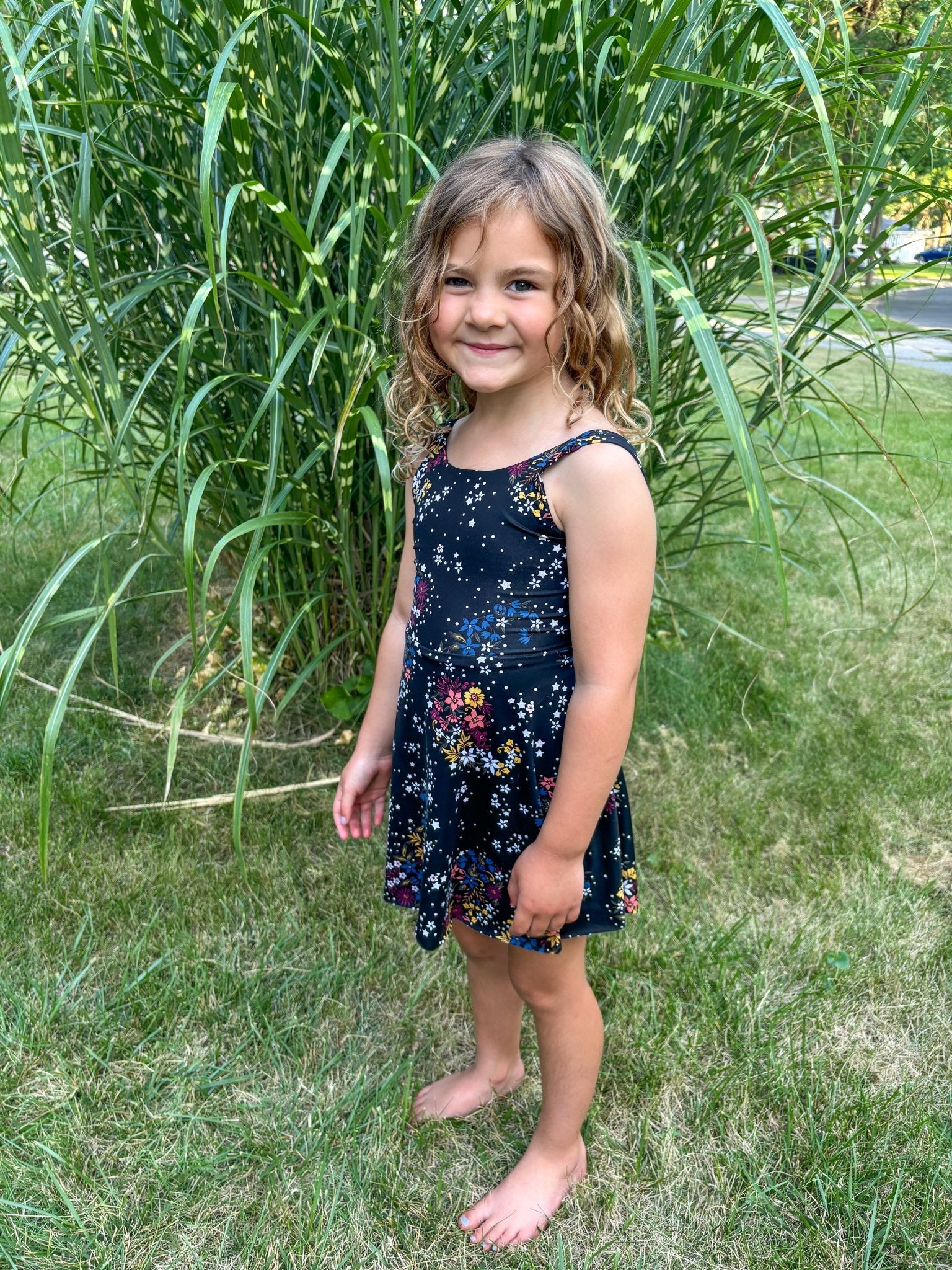 Starry Bouquet (Panel), Athletic Knit Fabric - Boho Fabrics - Athletic Knit Fabric