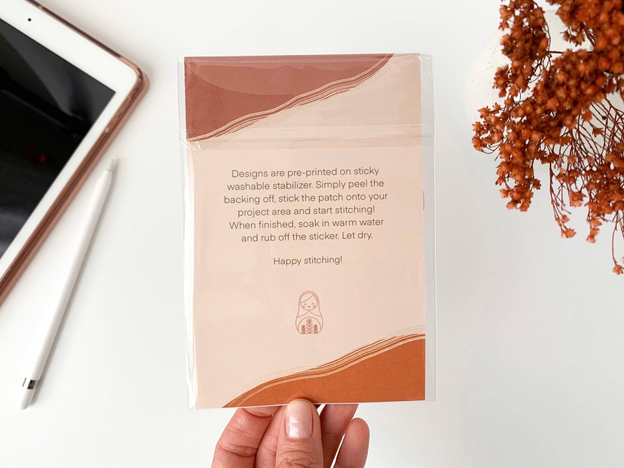 Stick & Stitch Embroidery designs, embroidery patterns - Boho Fabrics -