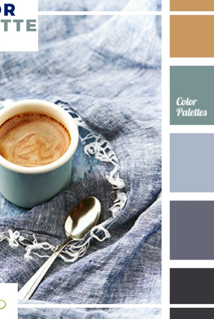 "Stone Linen", Mystery Color Palette Box. - Boho Fabrics