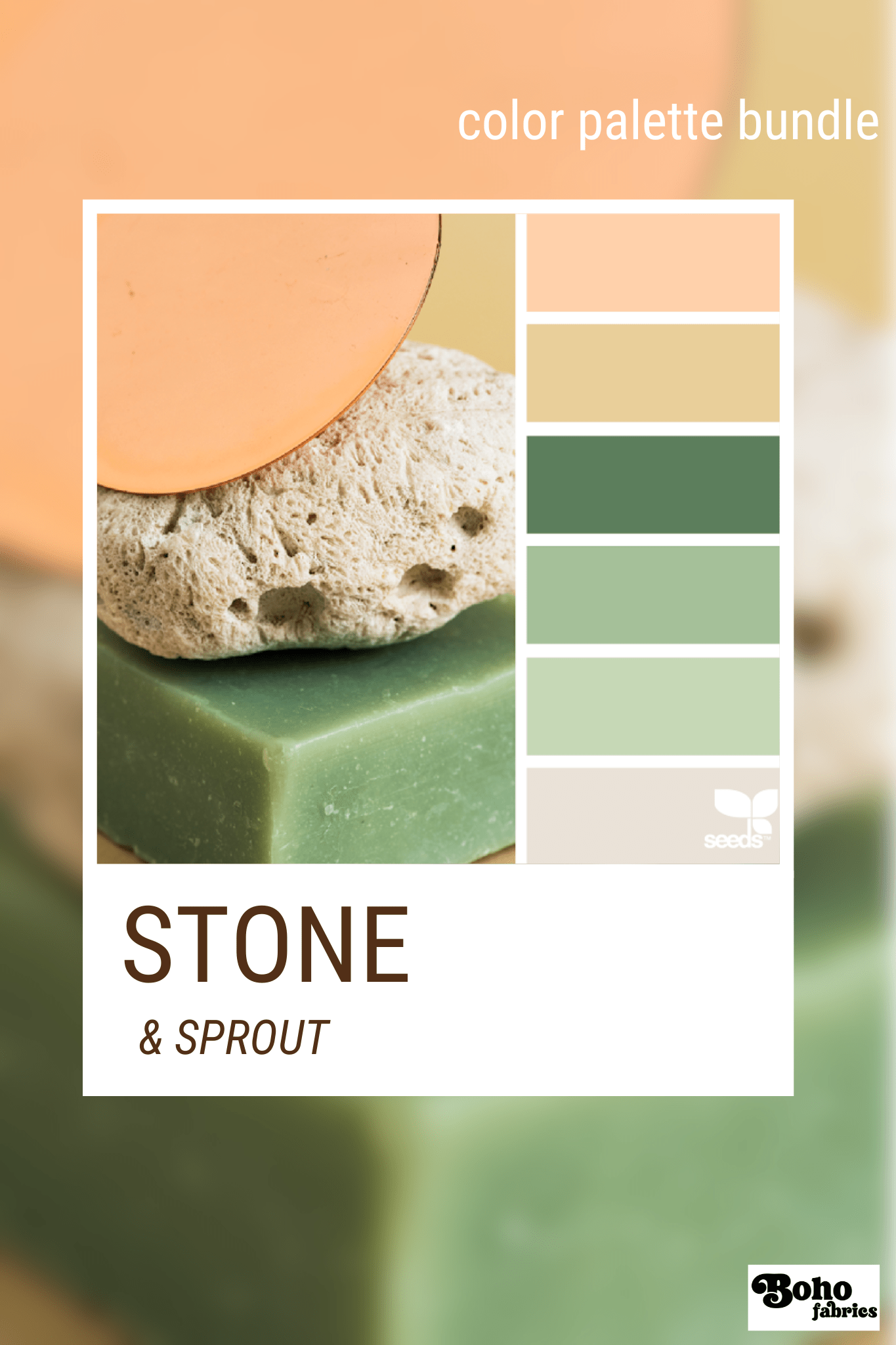 Stone & Sprout, Mystery Color Palette Bundle - Boho Fabrics - Fabric Bundles