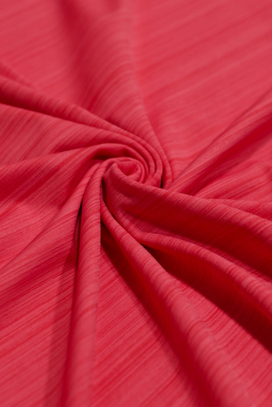 Strawberry, Striated Athletic Knit Fabric - Boho Fabrics - Athletic Knit Fabric