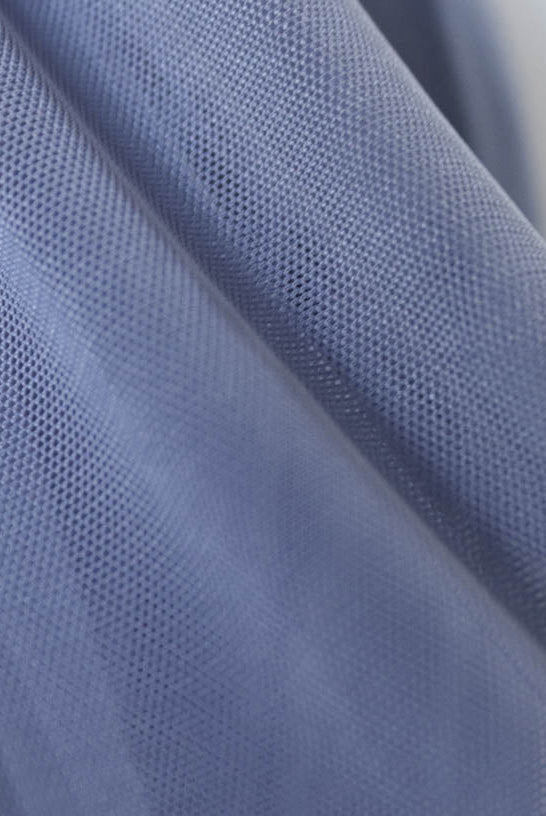 Stretch Mesh Solid in Periwinkle. SM-114. - Boho Fabrics