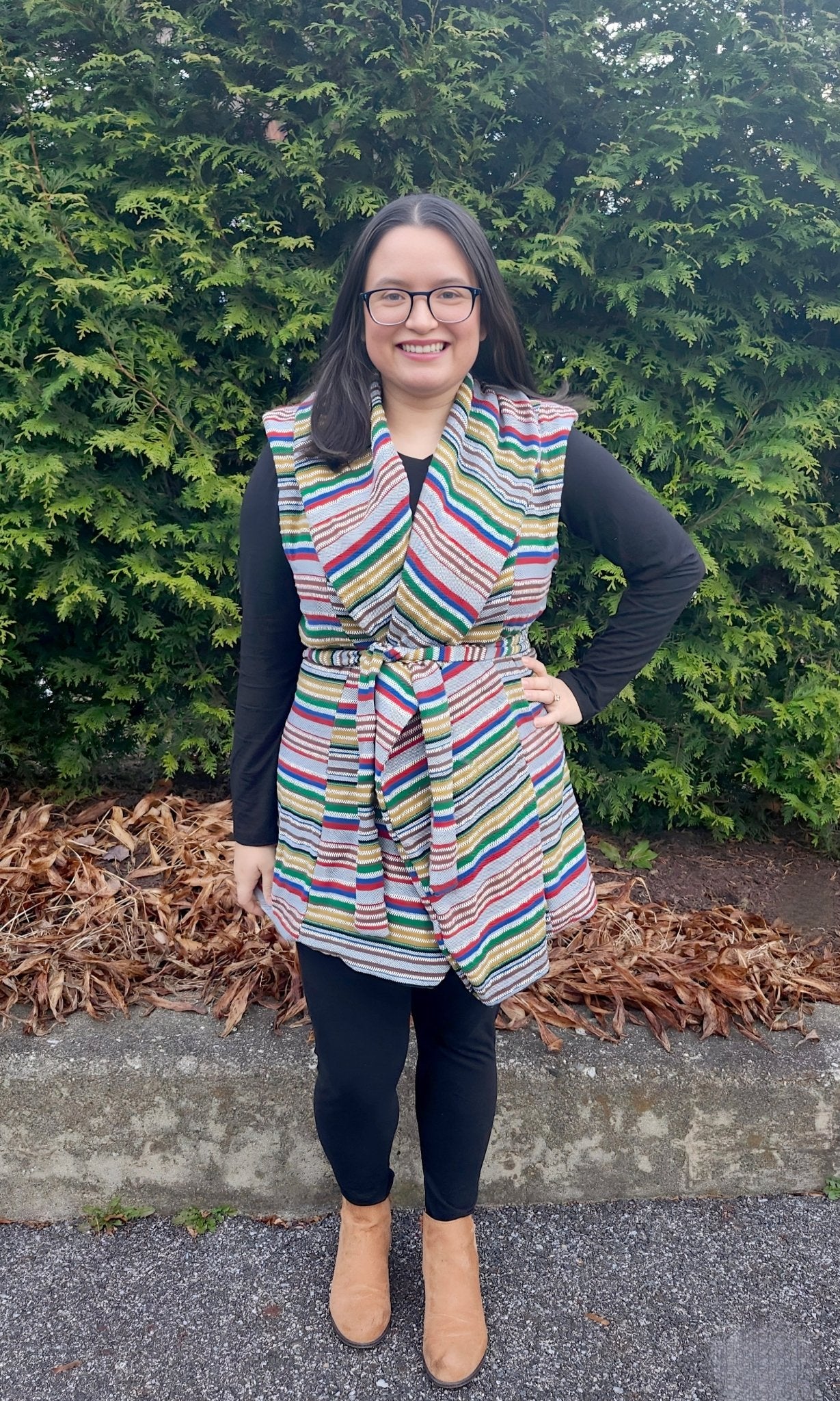 Stripes, Basketweave Woven Fabric - Boho Fabrics - Basketweave, Woven