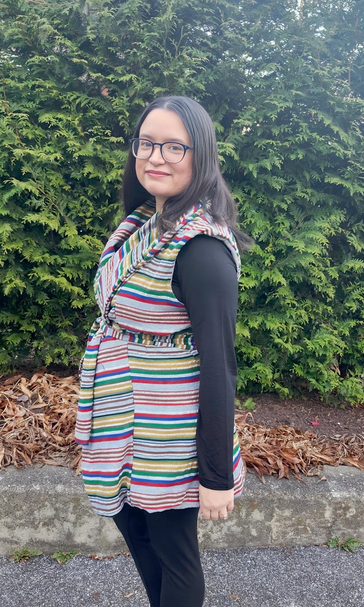 Stripes, Basketweave Woven Fabric - Boho Fabrics - Basketweave, Woven