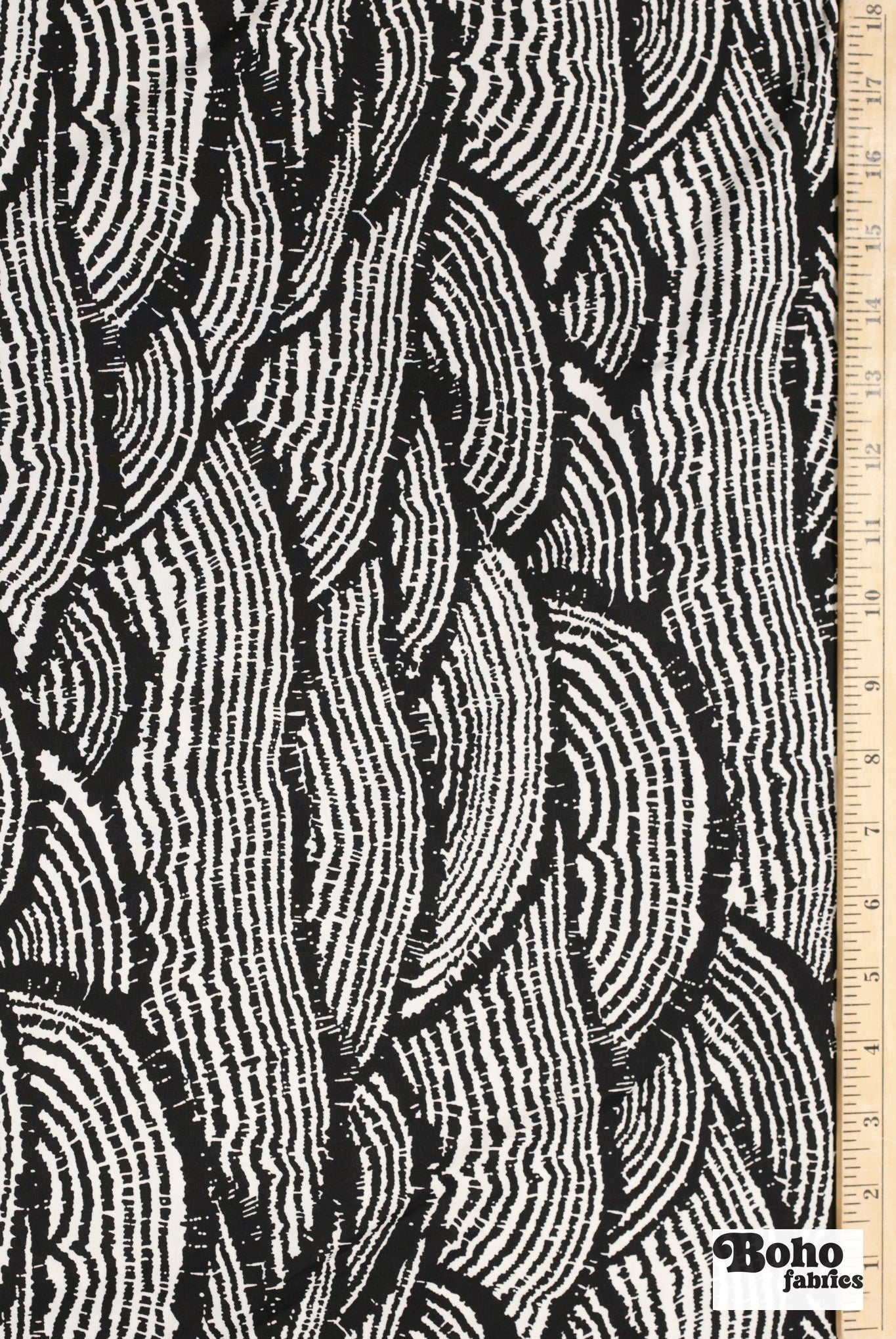 Sumi Tide, Printed Athletic Knit Fabric - Boho Fabrics - Athletic Knit Fabric