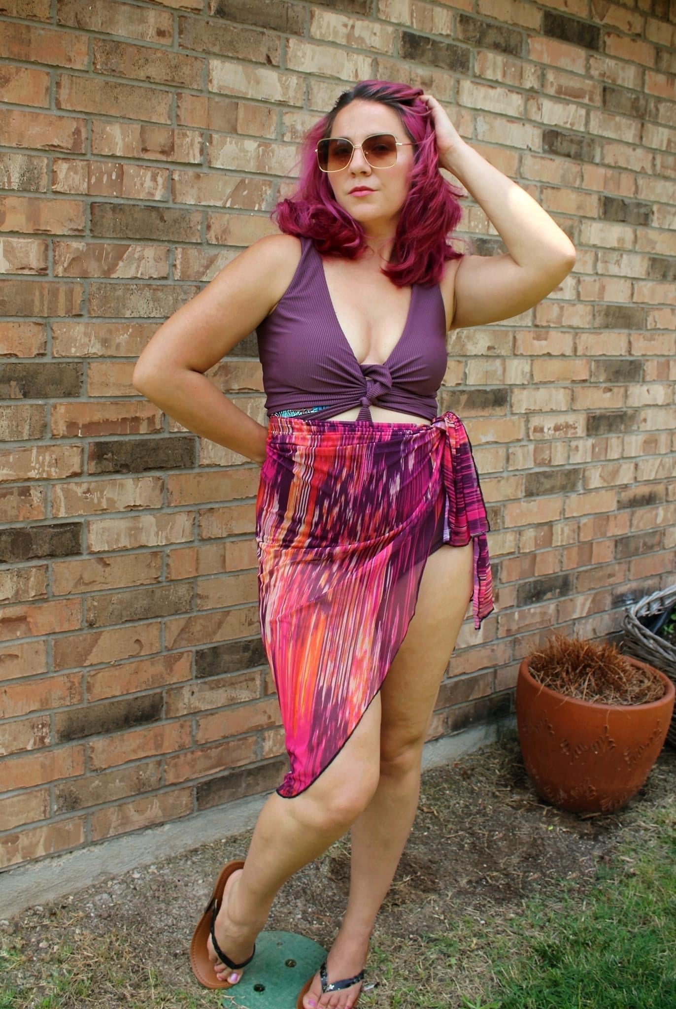 Summer Sunset, Stretch Mesh, SMP-111 - Boho Fabrics