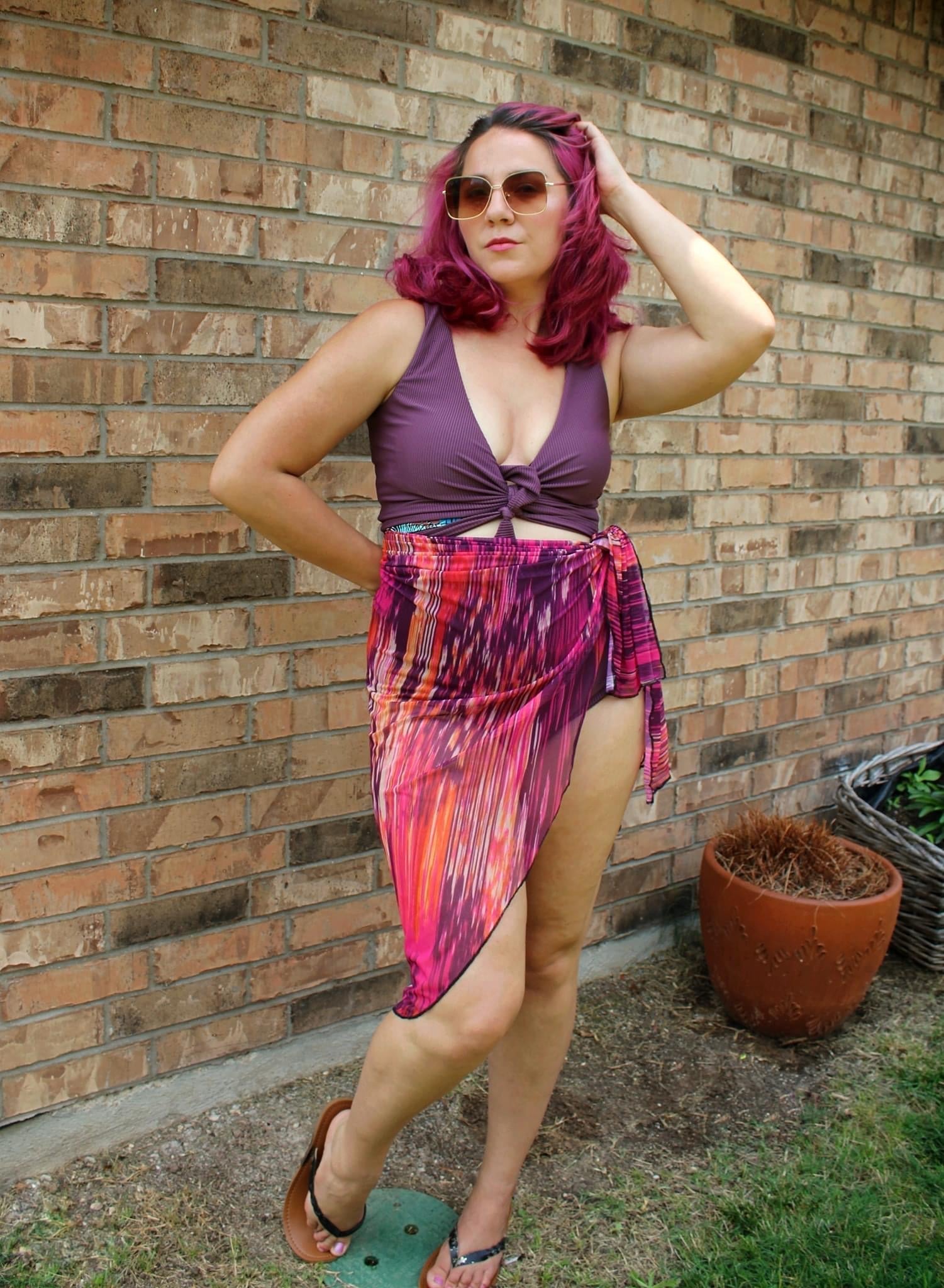 Summer Sunset, Stretch Mesh, SMP-111 - Boho Fabrics