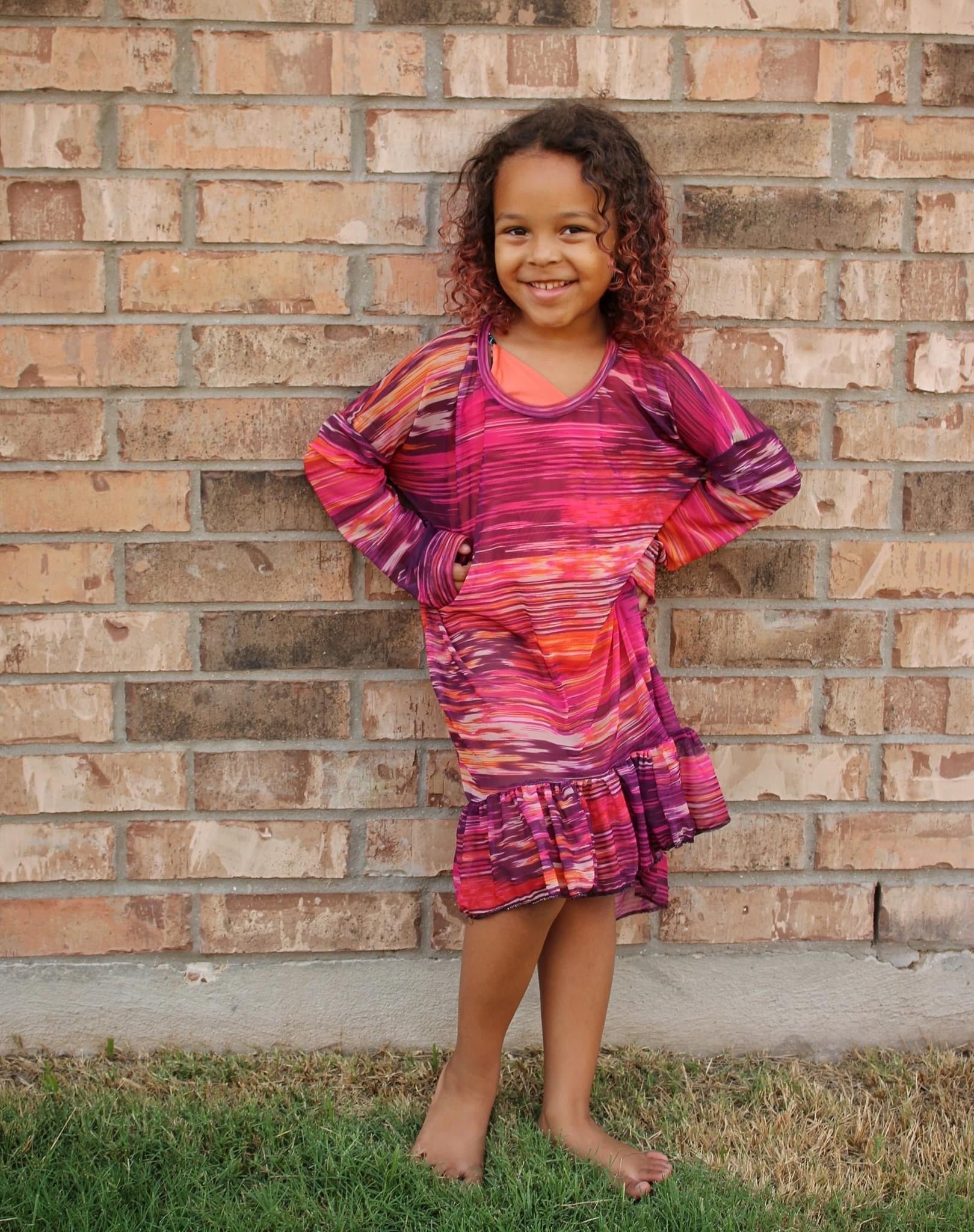 Summer Sunset, Stretch Mesh, SMP-111 - Boho Fabrics