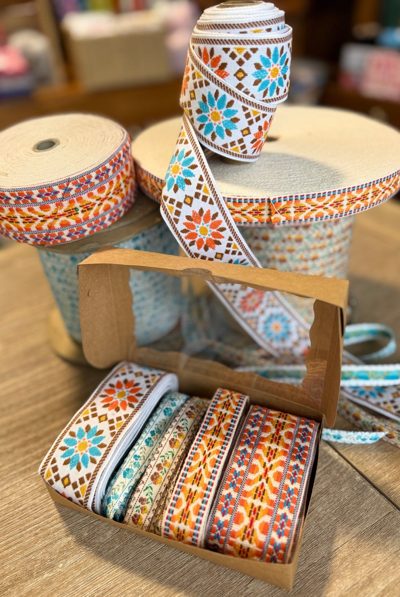 Sun-Kissed, Vintage Trim Gift Set, 15 Yards - Boho Fabrics - Trims