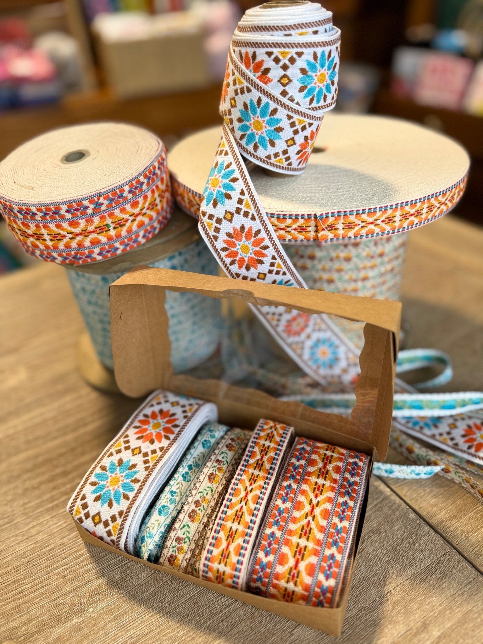 Sun-Kissed, Vintage Trim Gift Set, 15 Yards - Boho Fabrics - Trims