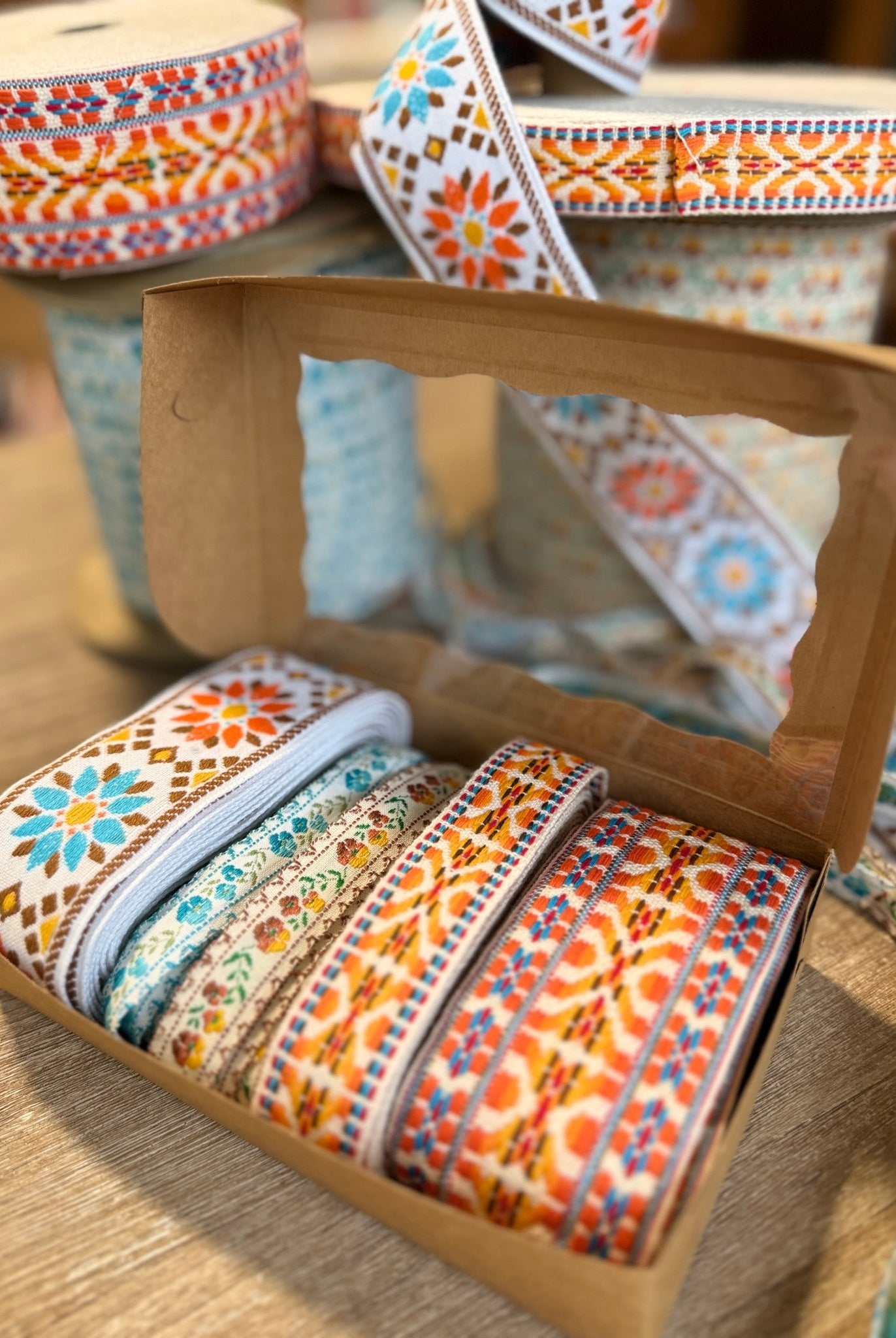 Sun-Kissed, Vintage Trim Gift Set, 15 Yards - Boho Fabrics - Trims