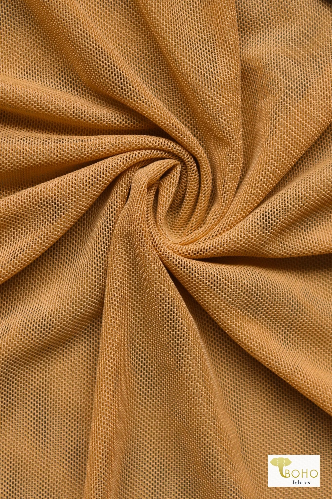 Tan, Stretch Mesh - Boho Fabrics
