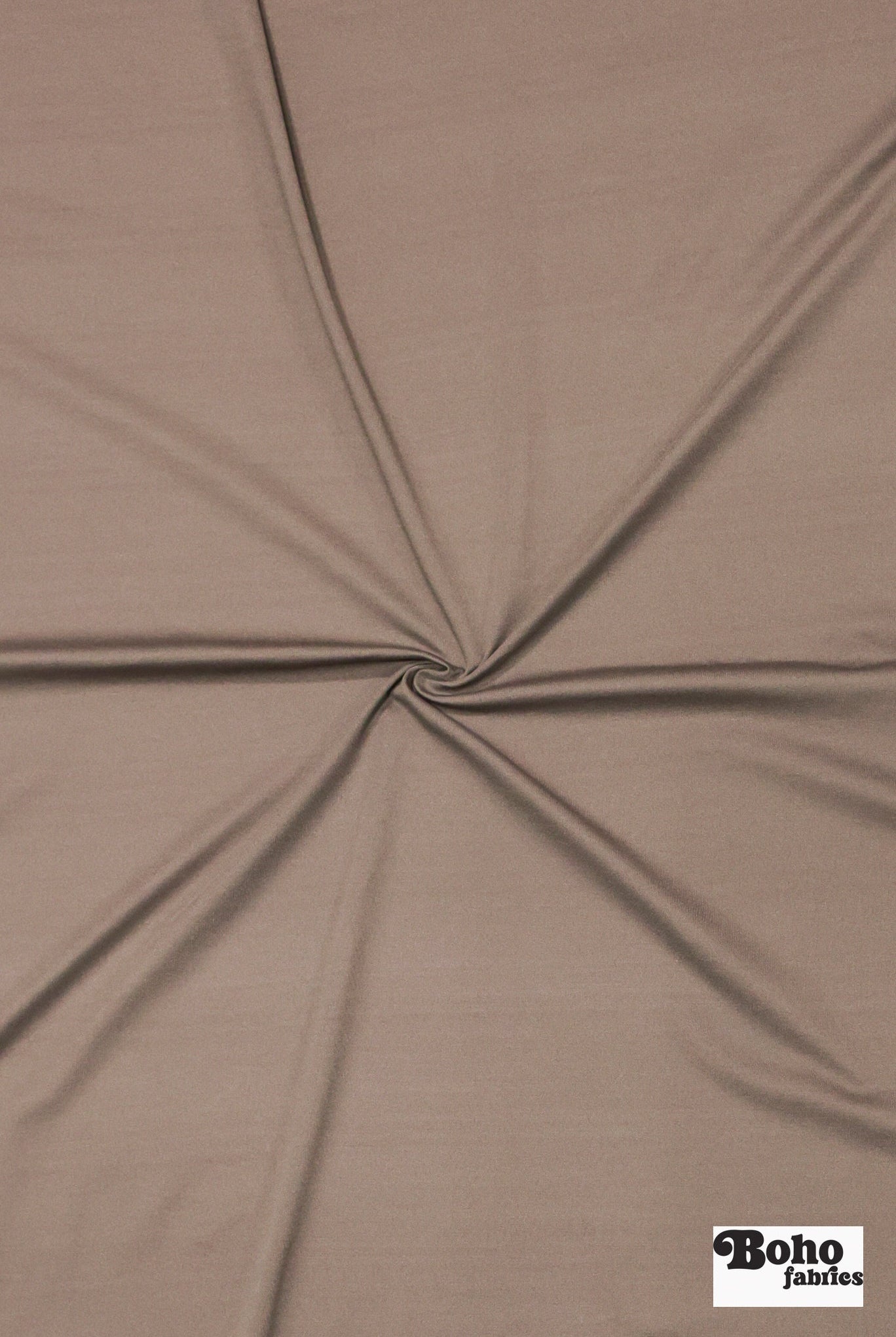 Taupe, Nylon Stretch Lining Knit Fabric - Boho Fabrics - Lining