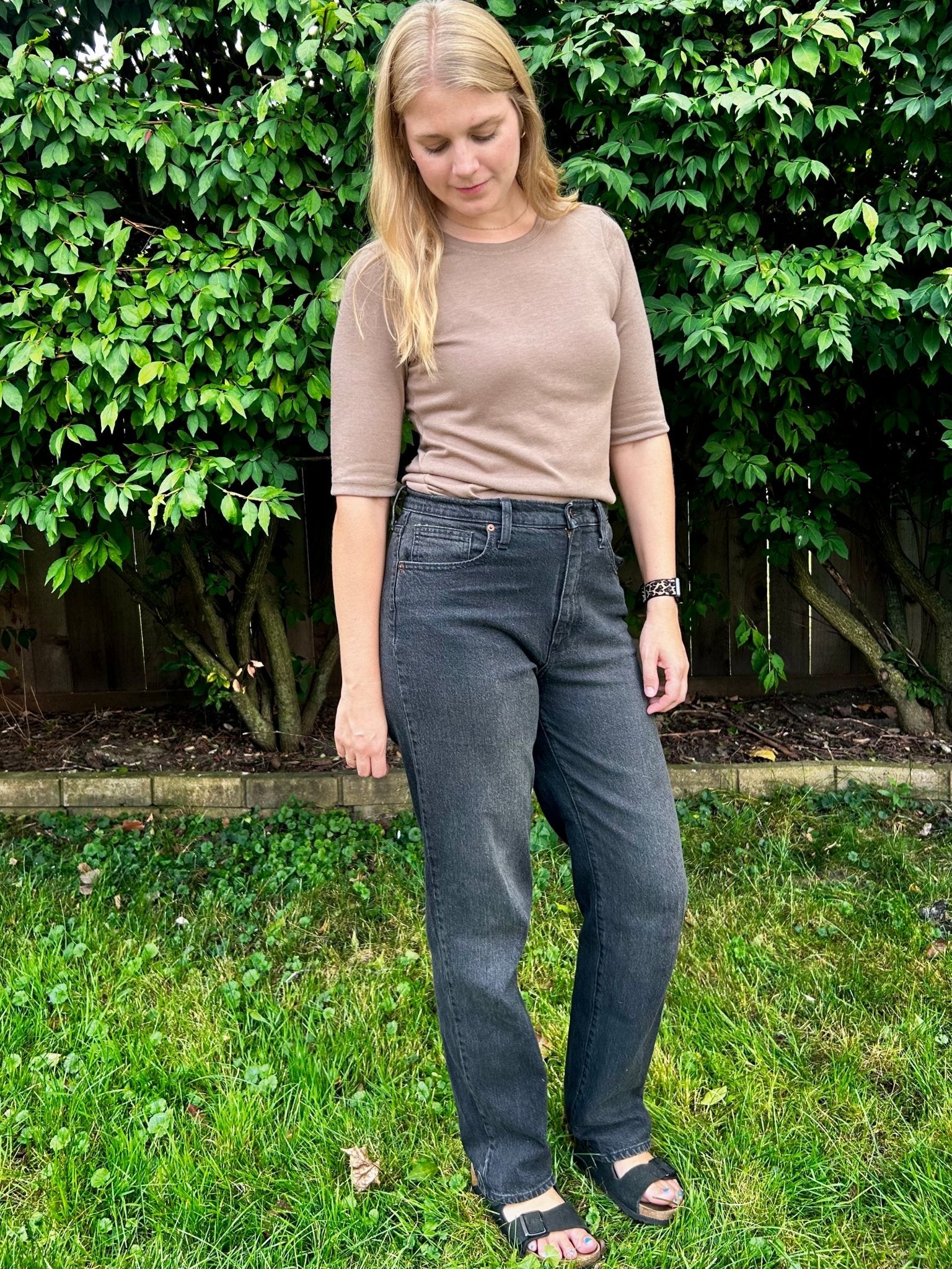 Tawny Brown, Hacci Sweater Knit - Boho Fabrics - Sweater Solids, Knit Fabric