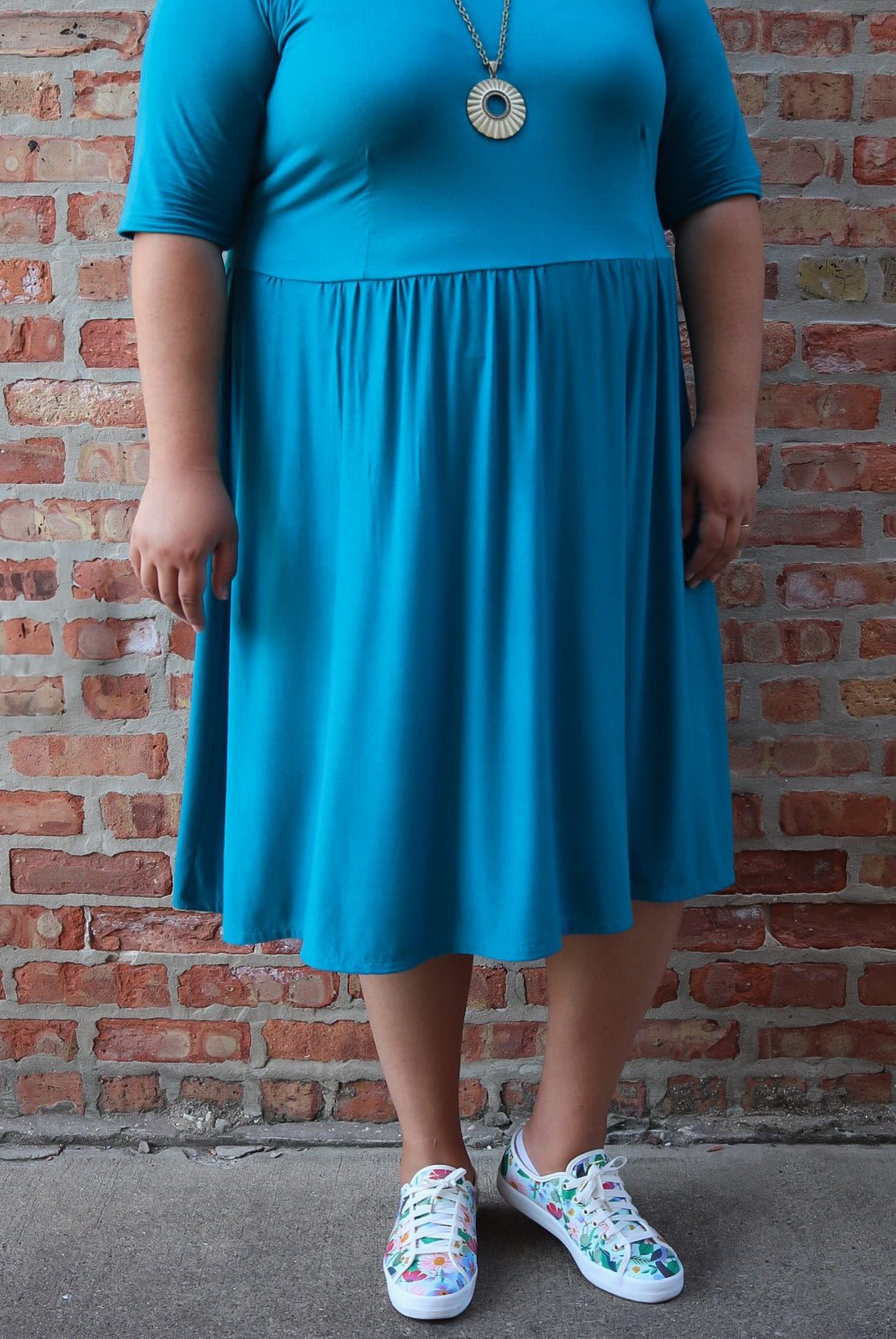Teal, Solid Rayon Spandex Knit Fabric - Boho Fabrics - Rayon Jersey Solid, Knit Fabric