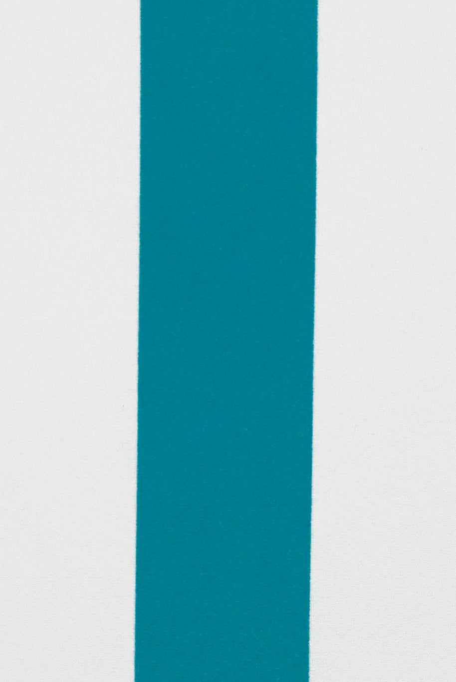 Teal & White, 3" Wide Striped Canvas Woven Fabric - Boho Fabrics - Canvas Fabric
