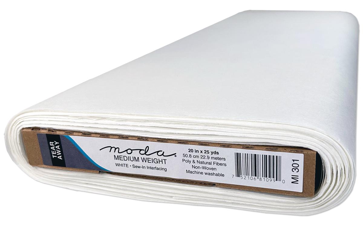 Tearaway Med Wt Embr Stabilizer MI 301 Moda 25 - Boho Fabrics - Interfacing