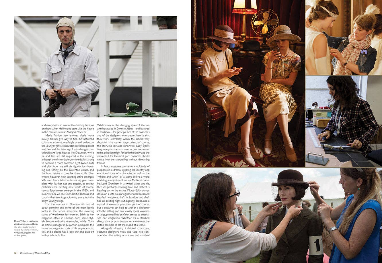 The Costumes of Downton Abbey (Gift Book) - Boho Fabrics -