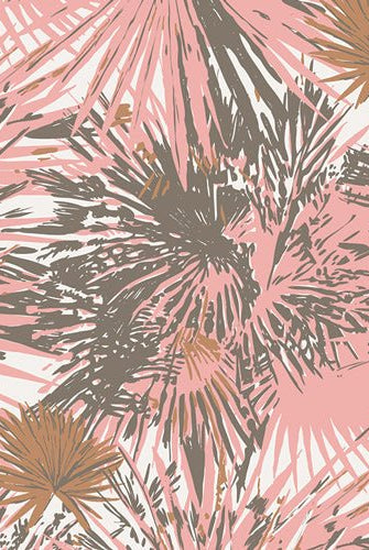 Tropical Bronze , Coastline Collection by Sharon Holland Art Gallery Cotton Woven Fabric. Wide Bolt, Sold by the Half Yard! - Boho Fabrics