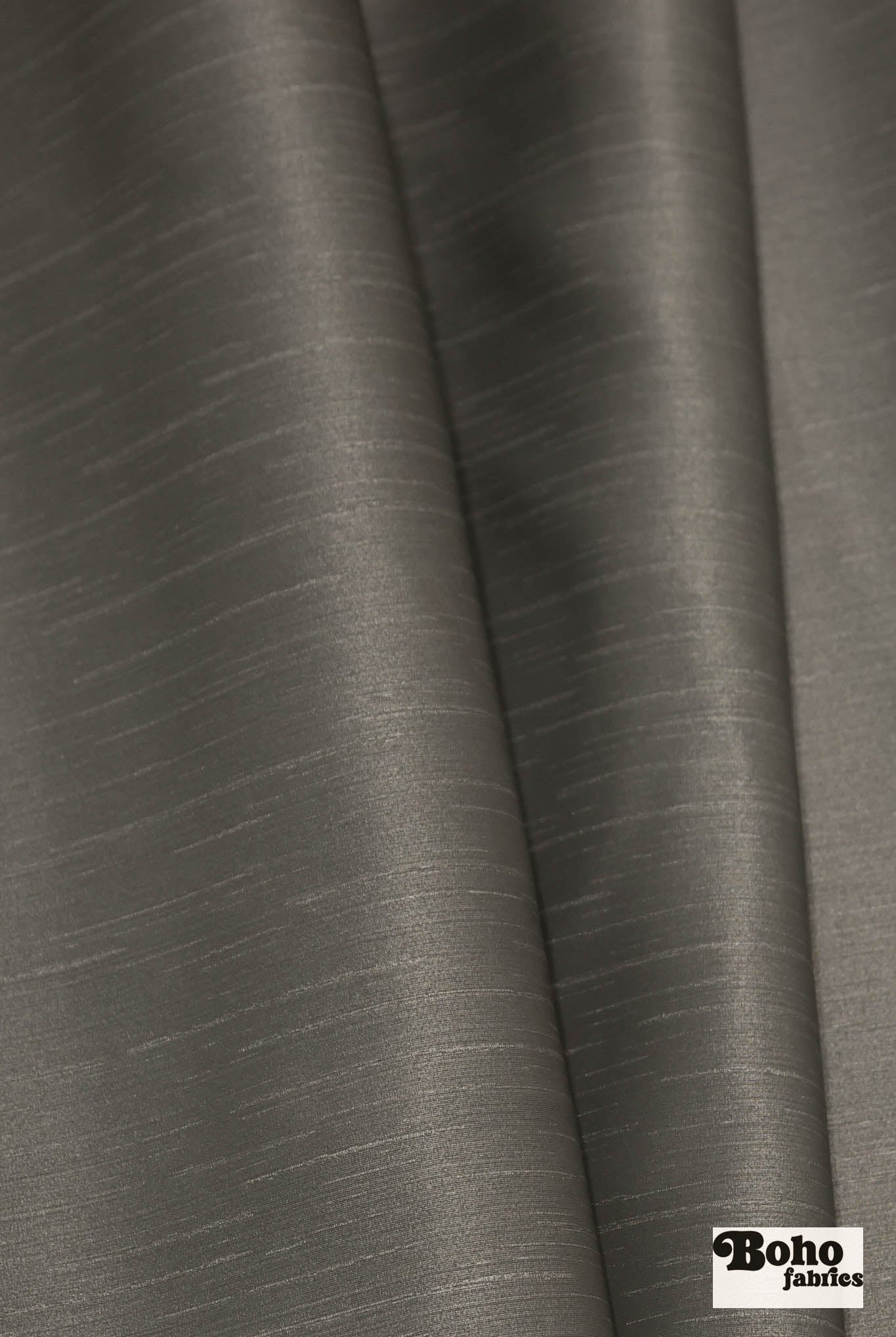 Trove Steel Slub Upholstery Fabric - Boho Fabrics - Home Dec. & Upholstery Fabric