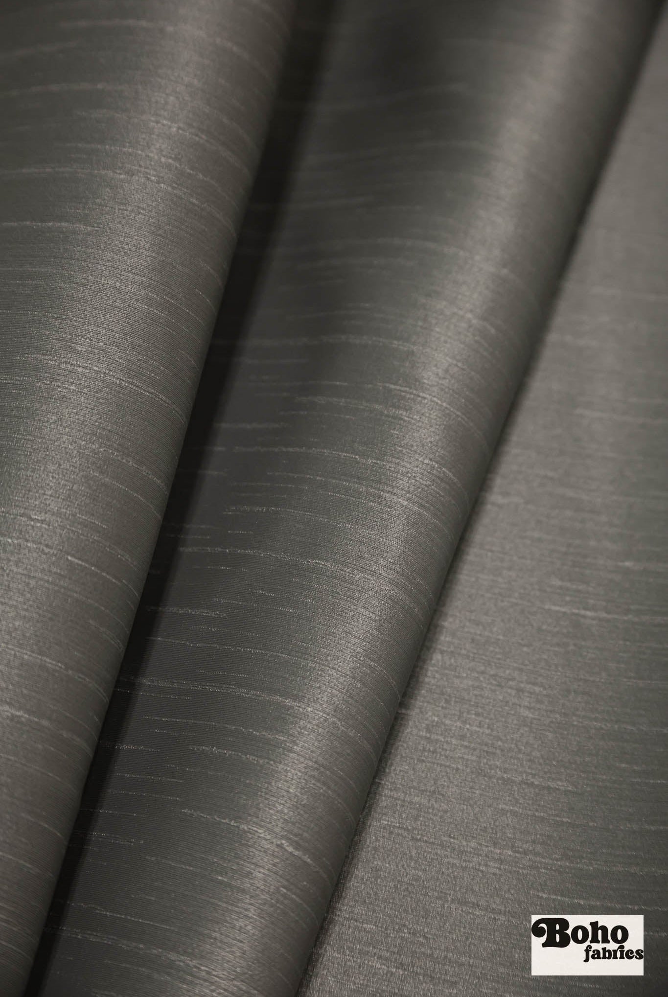 Trove Steel Slub Upholstery Fabric - Boho Fabrics - Home Dec. & Upholstery Fabric
