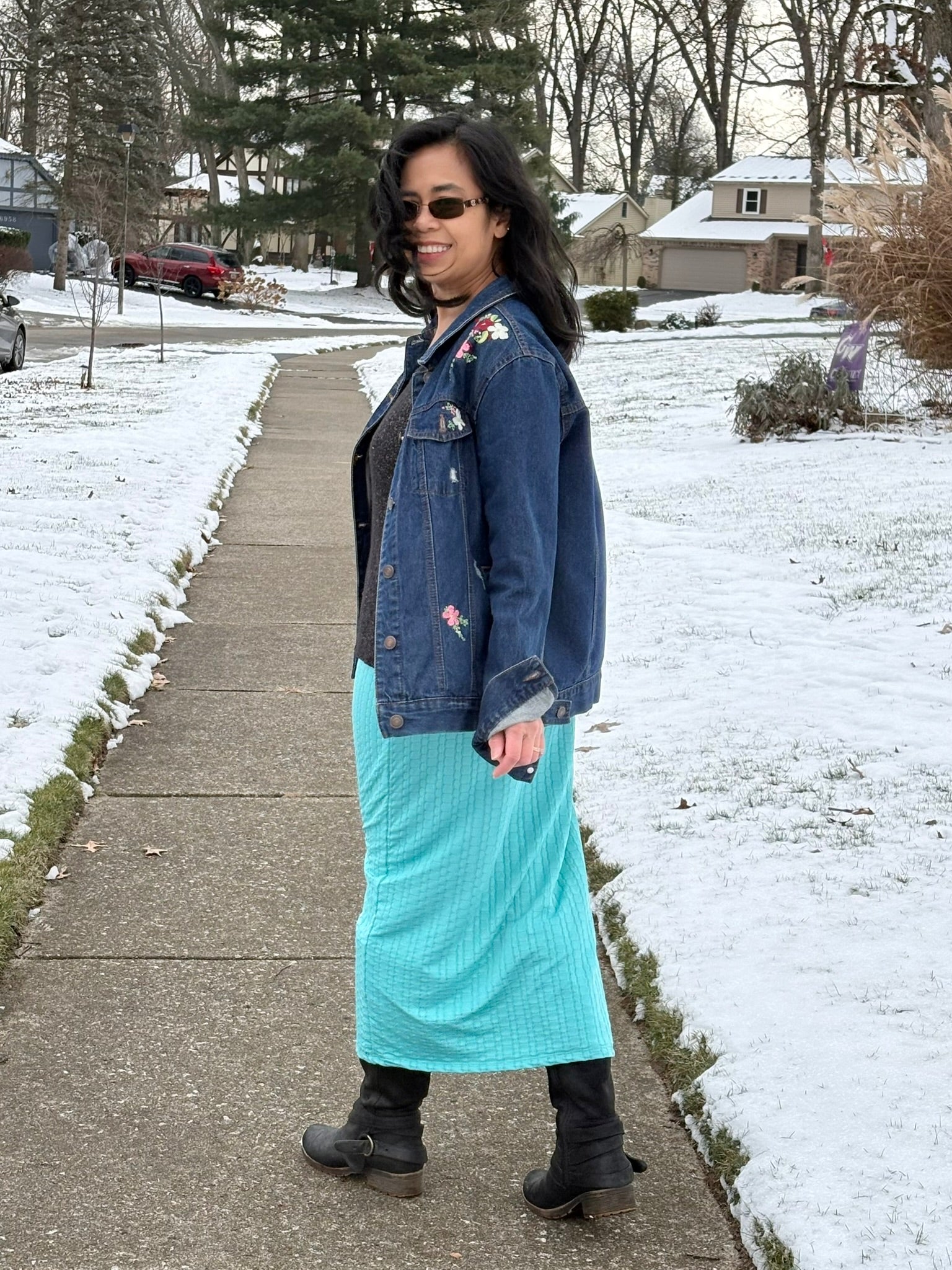 Turquoise Honeycomb, Athletic Knit Fabric - Boho Fabrics - Athletic Knit Fabric