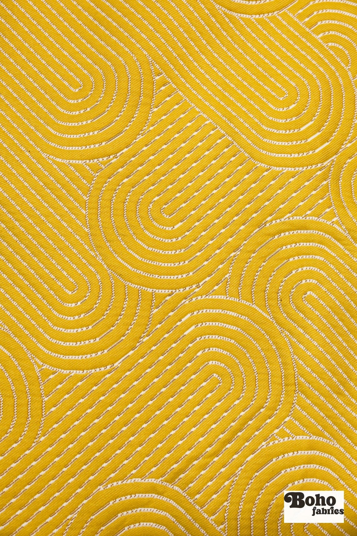 Unique Yellow, Ms. Quilty 2.0 Upholstery Woven Fabric - Boho Fabrics - Home Dec. & Upholstery Fabric