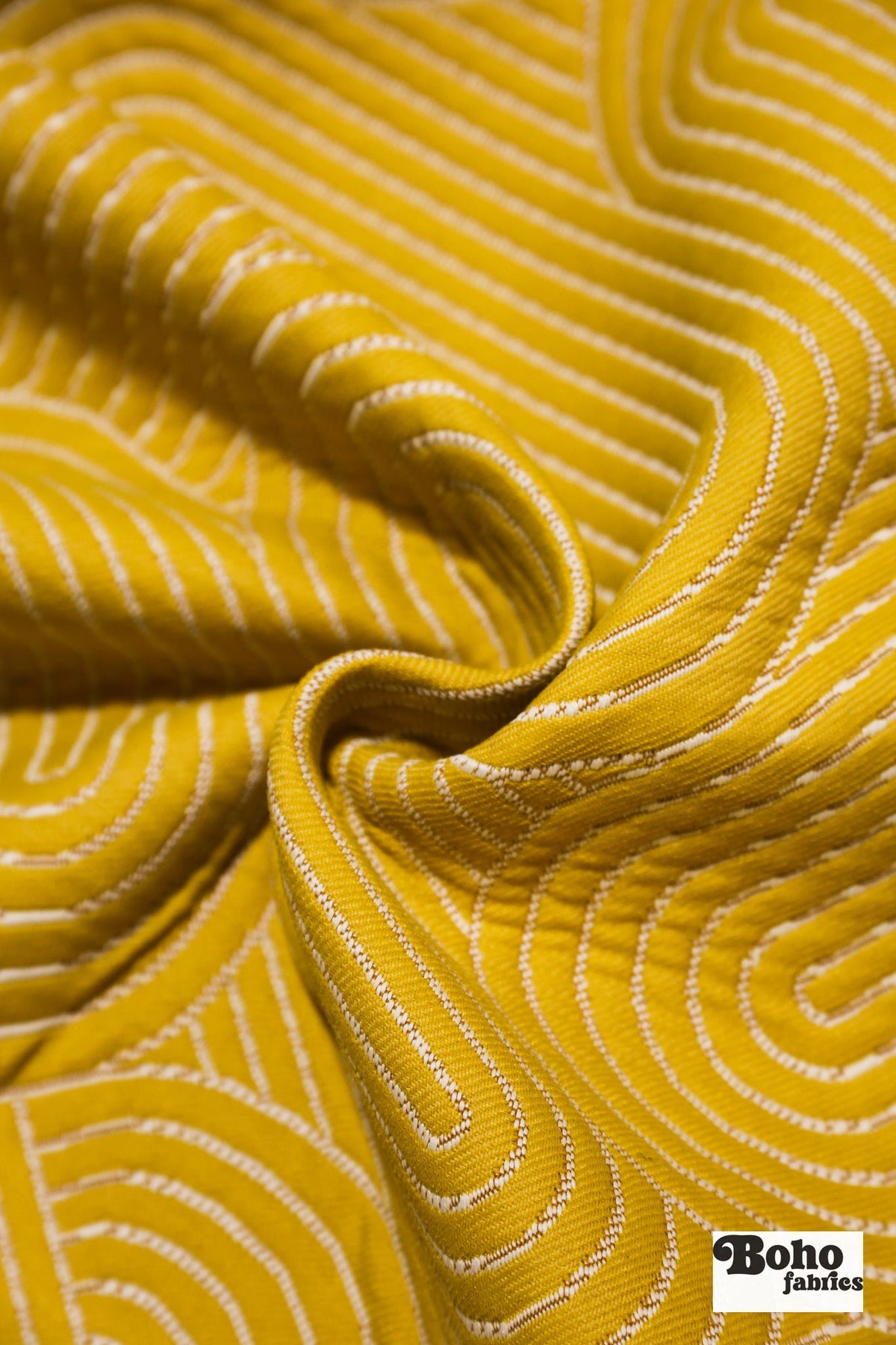 Unique Yellow, Ms. Quilty 2.0 Upholstery Woven Fabric - Boho Fabrics - Home Dec. & Upholstery Fabric