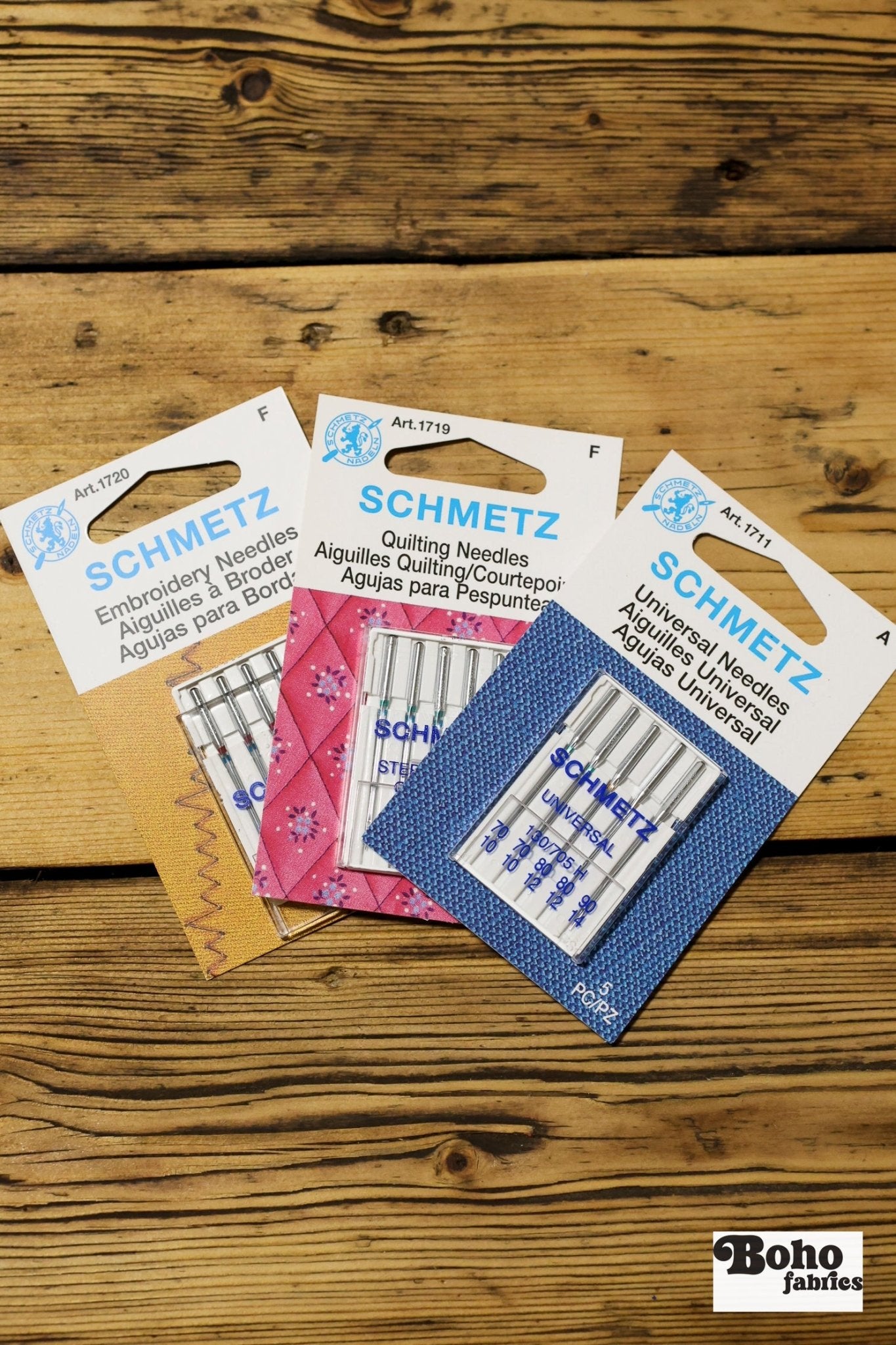 Universal Machine Needle Asstd 1711 Schmetz10 - Boho Fabrics - Sewing Needles