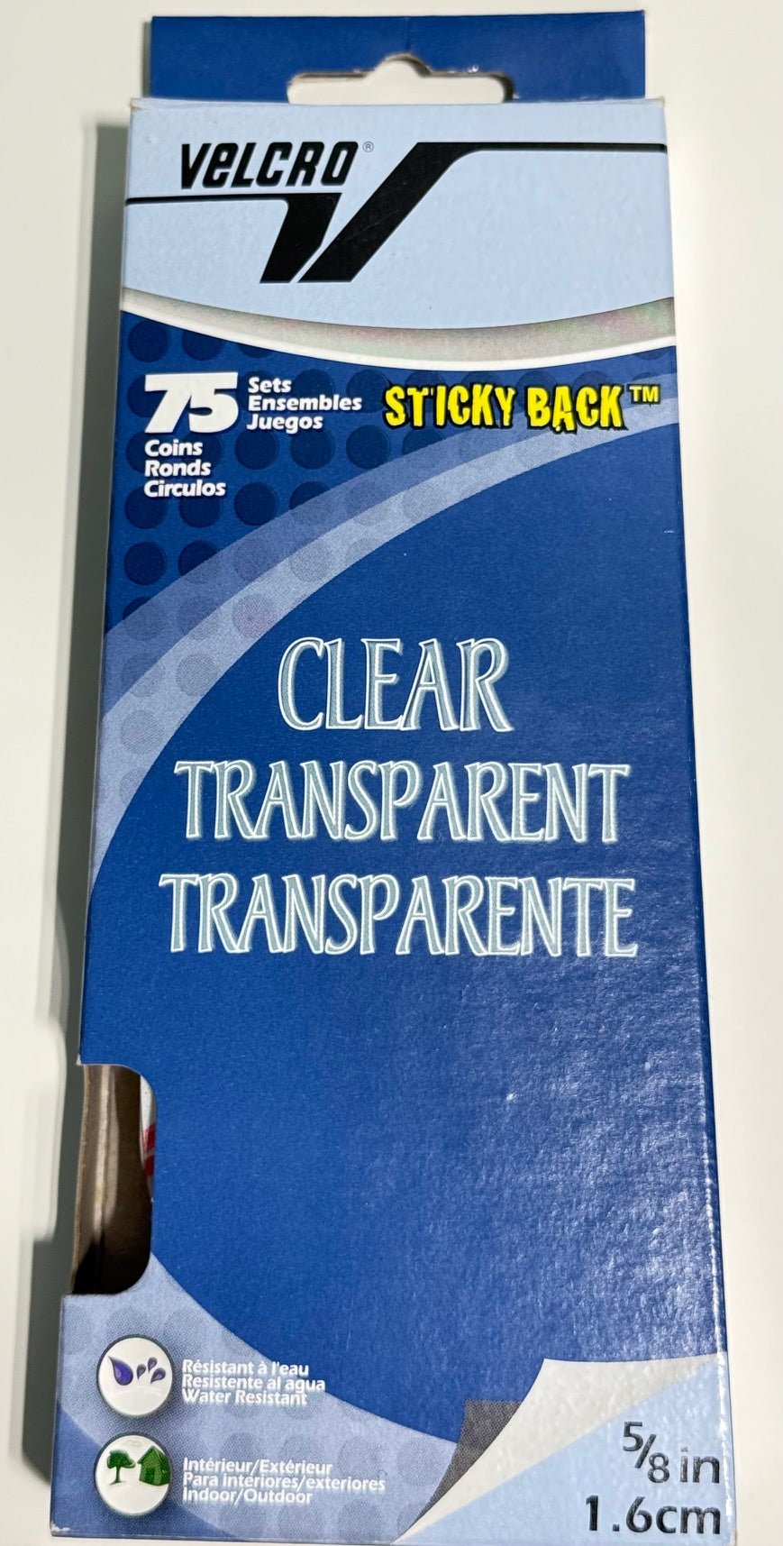 Velcro, 5/8" Sticky Back Coins (Circles). Quantity of 75 Coin Sets. Hook & Loop Fastener. - Boho Fabrics - Misc. Sewing Notions