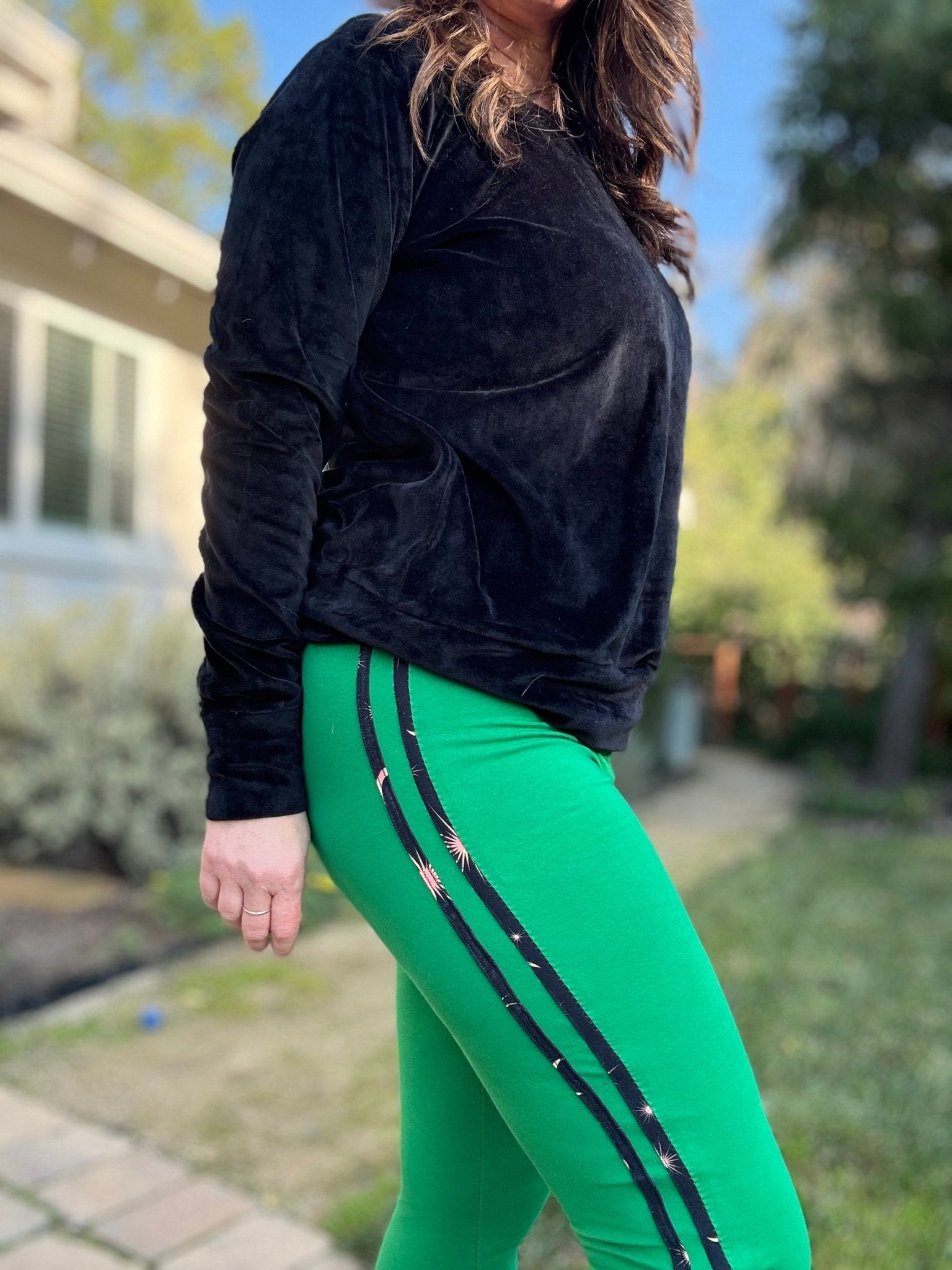 Vibrant `Green, Solid Cotton Spandex Fabric - Boho Fabrics - Cotton Spandex Solid Fabric