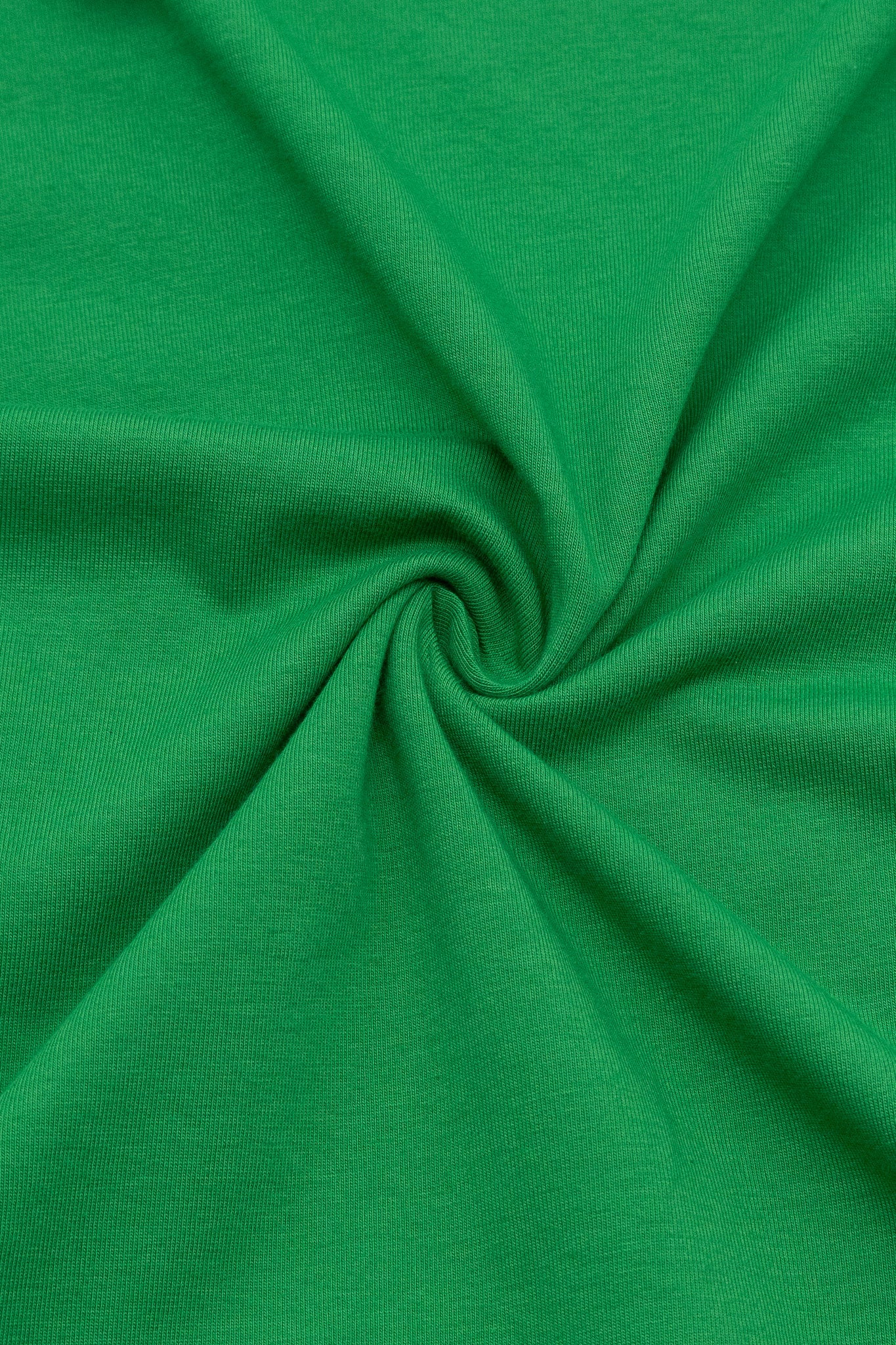 Vibrant `Green, Solid Cotton Spandex Fabric - Boho Fabrics - Cotton Spandex Solid Fabric