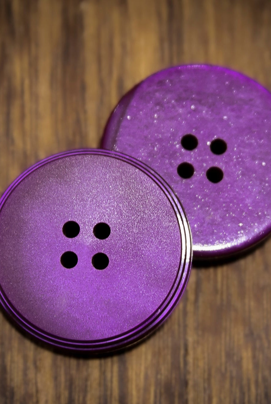 Vintage Amethyst Four-Hole Buttons - Boho Fabrics - Buttons & Snaps