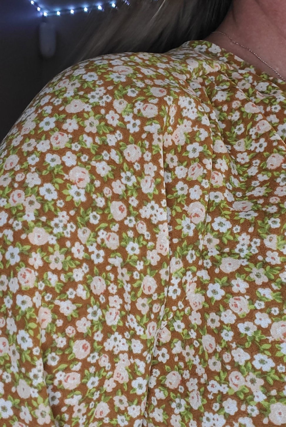 Vintage Florals, Linen Blend Woven Fabric - Boho Fabrics - Linen, Woven