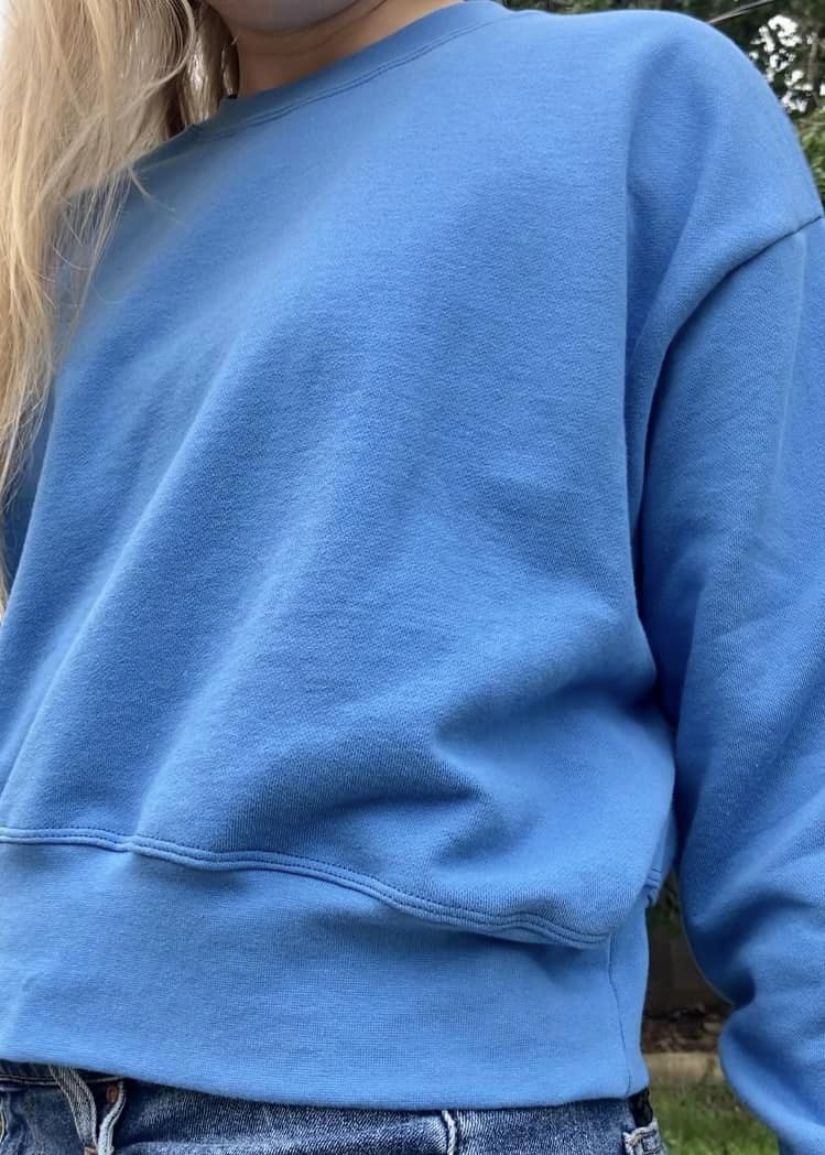 Vintage Sweatshirt Fleece. - Boho Fabrics