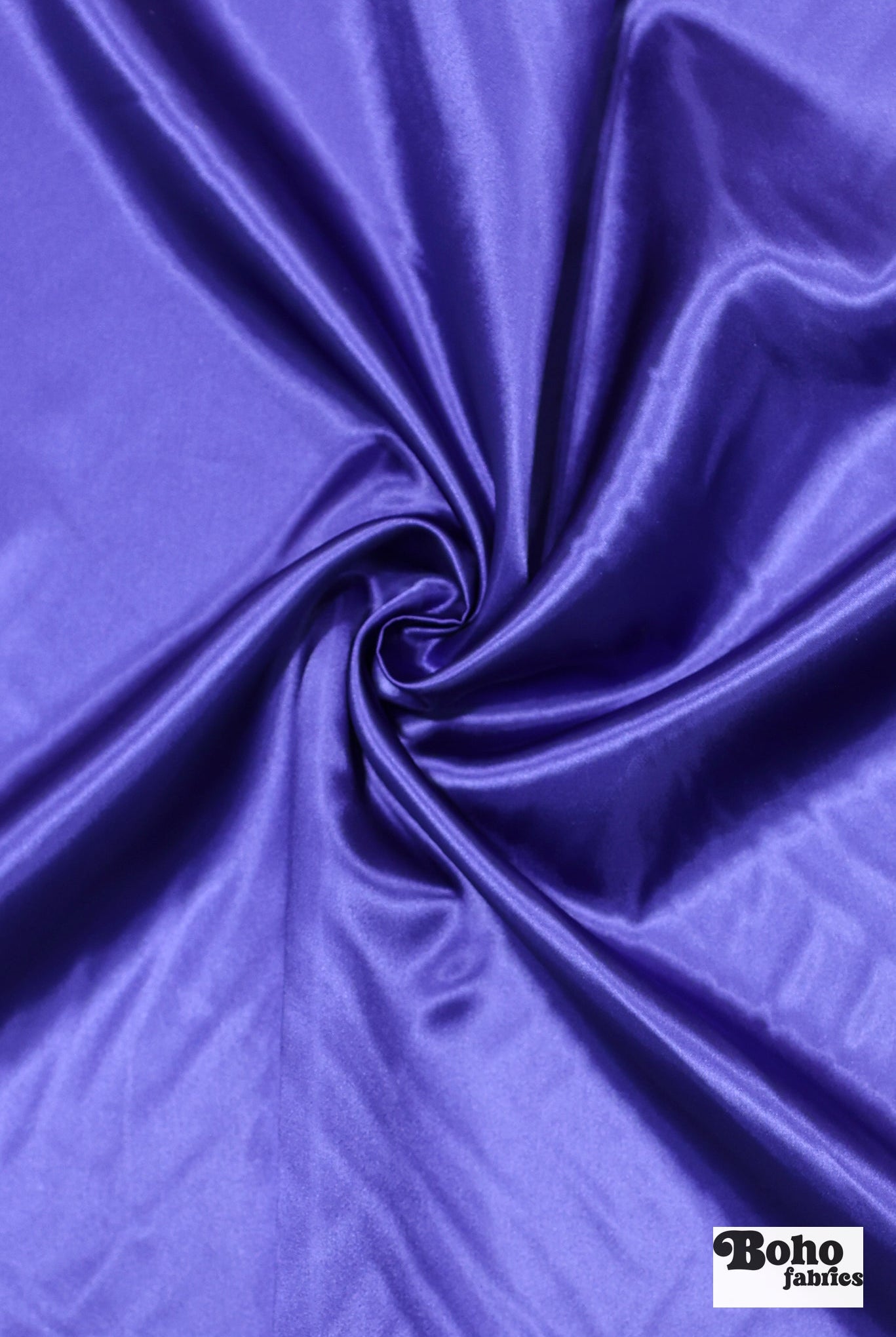 Violet Blue Satin Woven Fabric - Boho Fabrics - Special Occasion Fabric