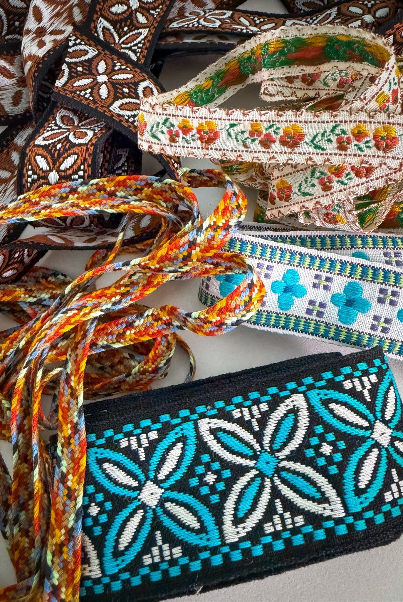 🎁 Wanderlust Vintage Trim Gift Set, 15 Yards (100% off) - Boho Fabrics -