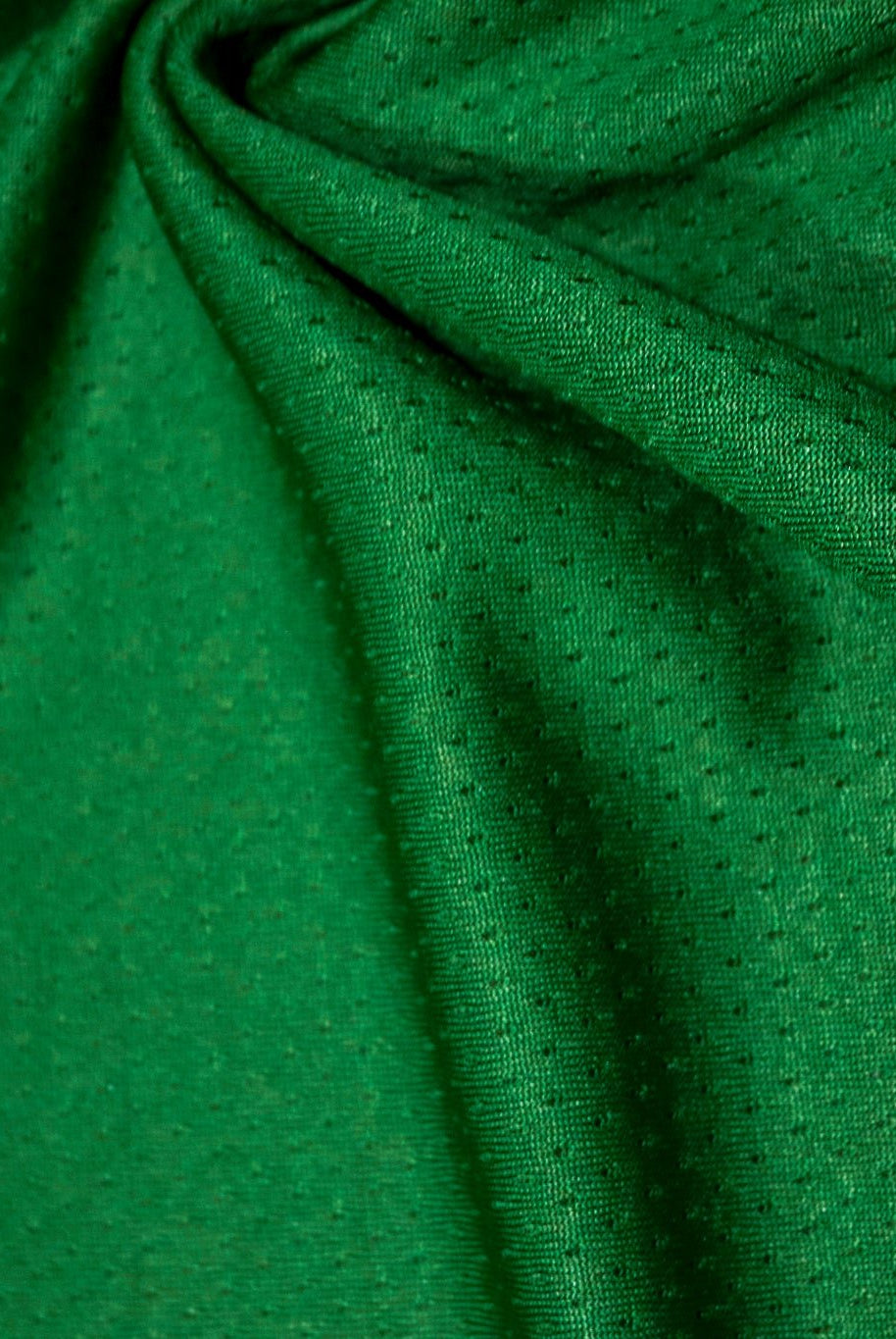 Warm Green, Flat Back Dimple, Athletic Mesh Fabric - Boho Fabrics - Athletic Knit Fabric