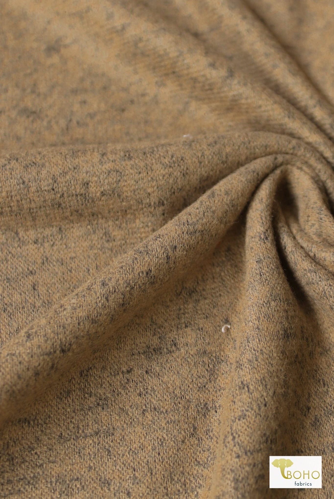 Warm Honey, Brushed Sweater Knit - Boho Fabrics