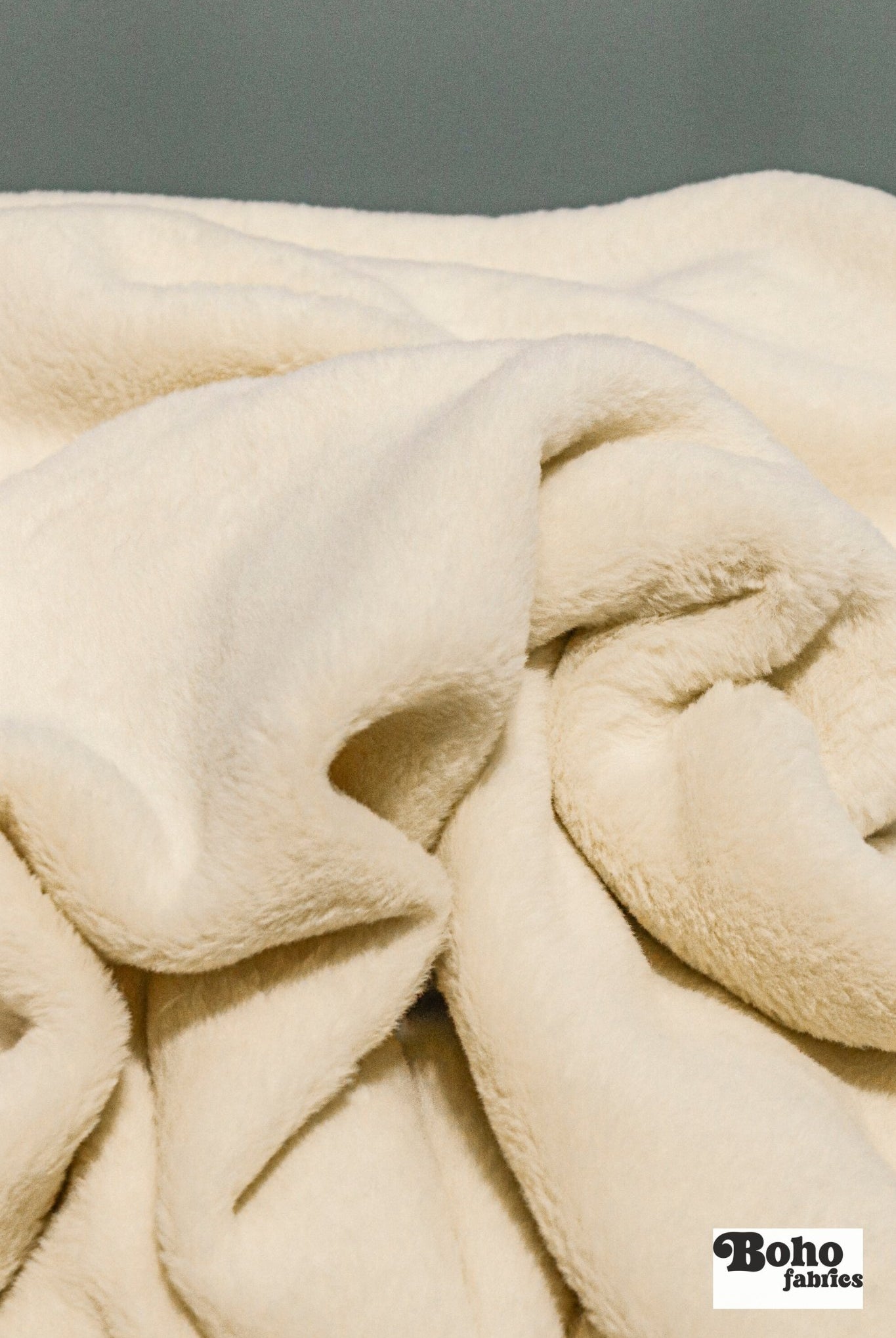 Warm Ivory, Classic Double - Velour High Loft Fleece Fabric by Polartec 2nds - Boho Fabrics - Performance Fabrics