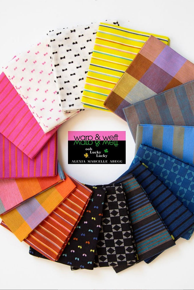 Warp Weft Ooh Lucky Bright Pink RS4123 13 Ruby Star1 - Boho Fabrics - Shirting, Woven