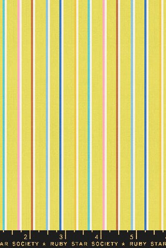 Warp Weft Ooh Lucky Citron RS4127 12 Ruby Star1 - Boho Fabrics - Shirting, Woven