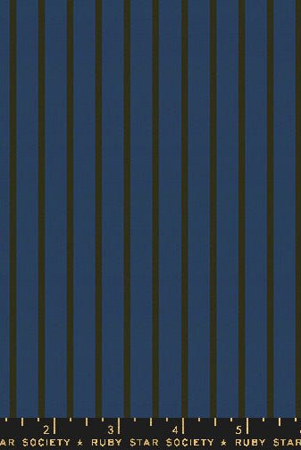 Warp Weft Ooh Lucky Navy RS4123 14 Ruby Star1 - Boho Fabrics - Shirting, Woven