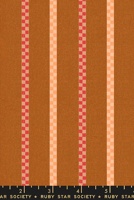 Warp Weft Wovens Earth RS4013 11 Ruby Star1 - Boho Fabrics - Shirting, Woven