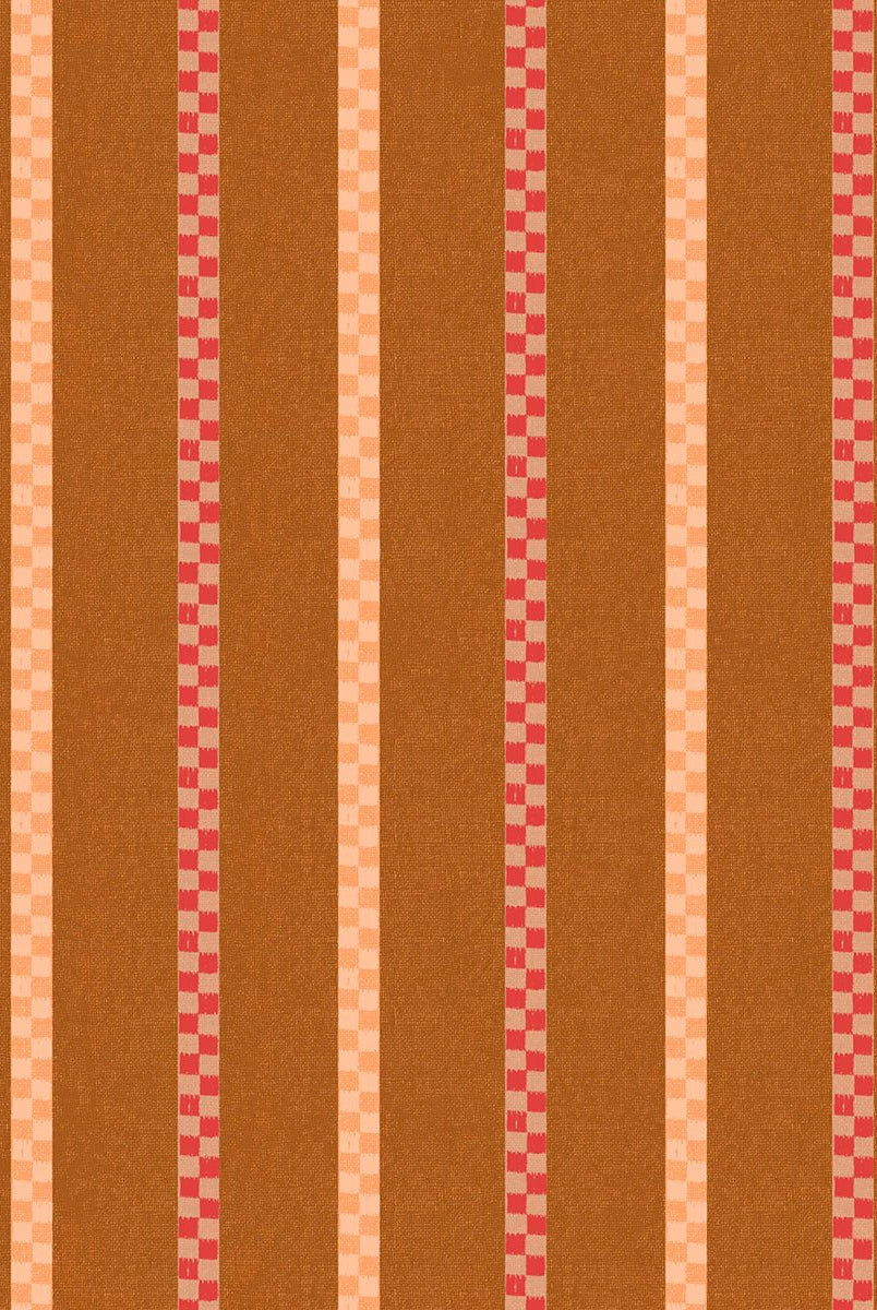 Warp Weft Wovens Earth RS4013 11 Ruby Star1 - Boho Fabrics - Shirting, Woven