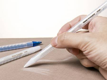 Wash Out Twisties - Water soluble Marking Pencil Blue and White - Sold by the piece - Boho Fabrics - Fabric Marking Supplies