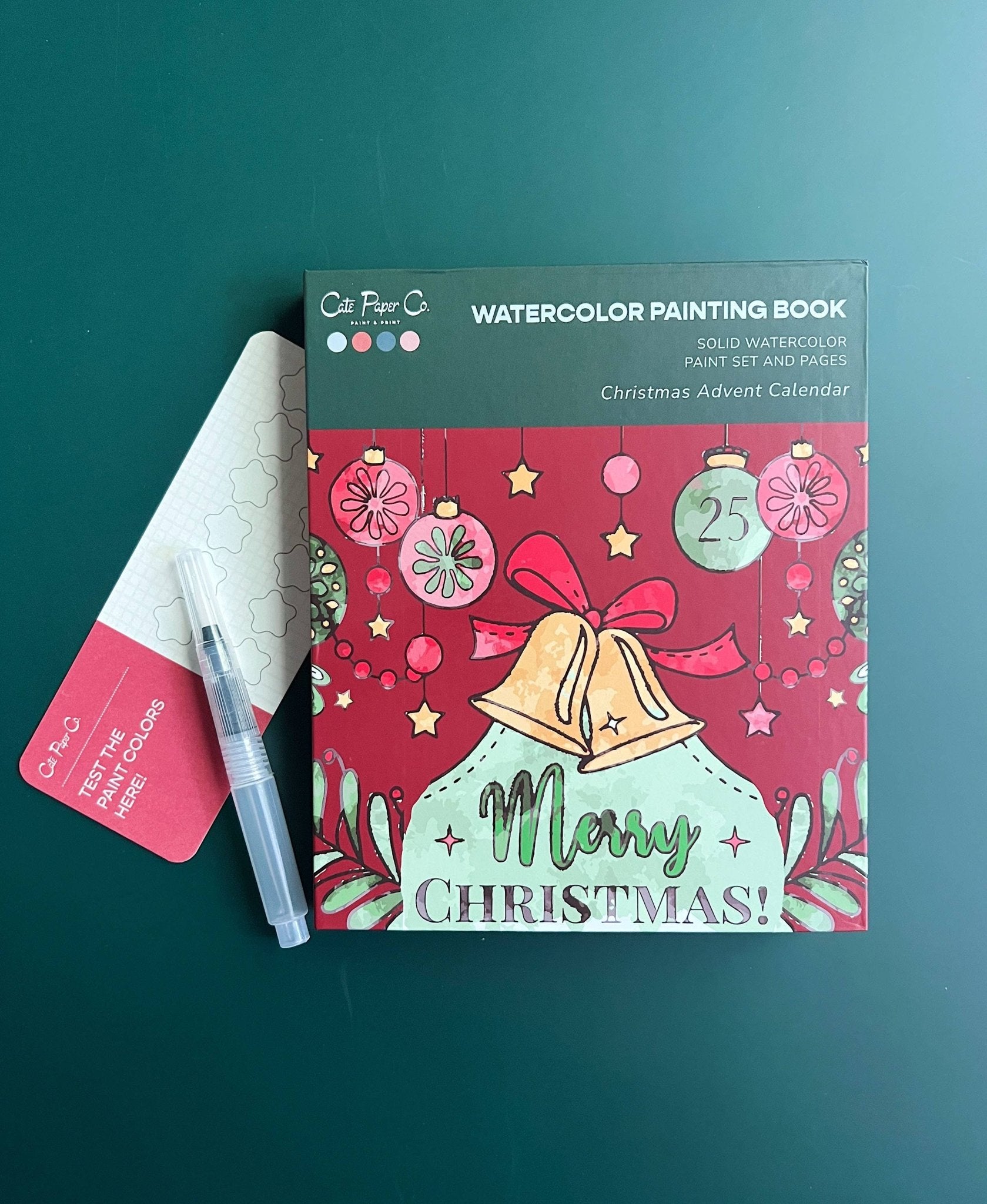 Watercolor Book and Paint Set - Advent Calendar - Boho Fabrics - Painting Kits & Supplies